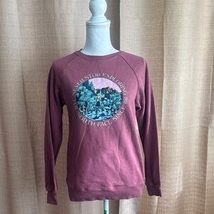 The North Face Maroon Adventure Sweatshirt